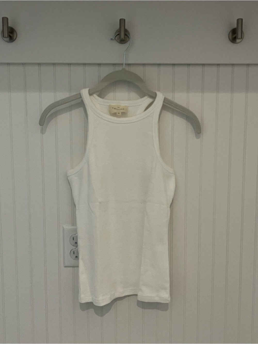 Sezane Marcelo White Tank Top